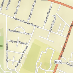 Drumcondra Street Map