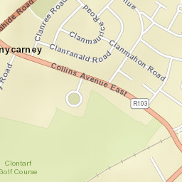 Donnycarney Street Map