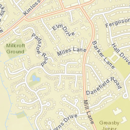 Greasby Street Map