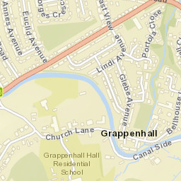 Grappenhall Street Map