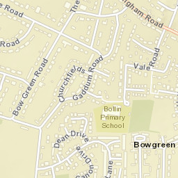 Bowdon Street Map