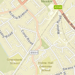 Cheadle Hulme Street Map