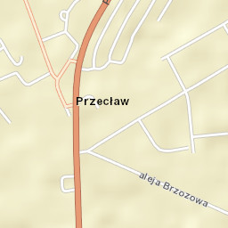 Przecław Street Map