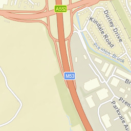 M53, Birkenhead, Merseyside CH49, UK Street Map