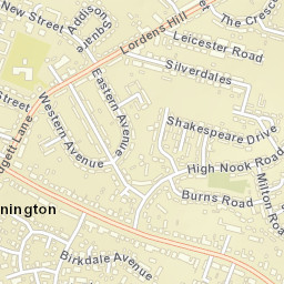 Dinnington Street Map