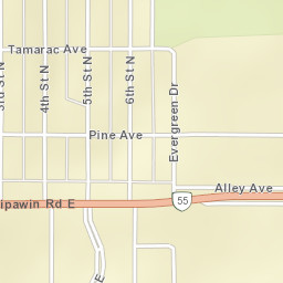 Nipawin Street Map