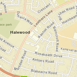 124 Leather's Ln, Halewood, Knowsley L26, UK Street Map