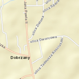 Dobrzany Street Map