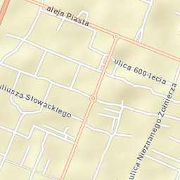 Złotów Street Map