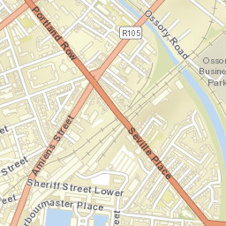 Dublin City Street Map