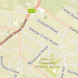 3-5 Silverdale Close, Sheffield, South Yorkshire Street Map