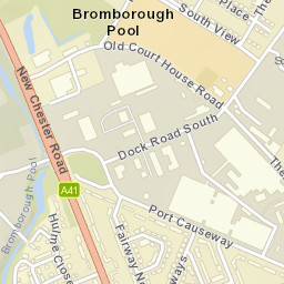 Bromborough Street Map