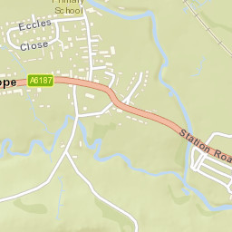 Hope Valley Street Map