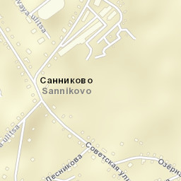 Sannikovo Street Map