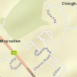Moycullen Street Map