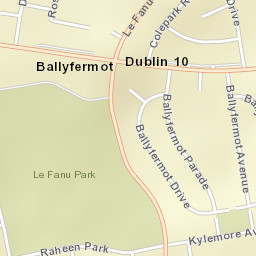 Ballyfermot Street Map