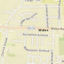Wales Street Map