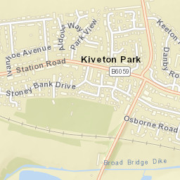 Kiveton Park Street Map