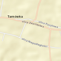Tarnówka Street Map