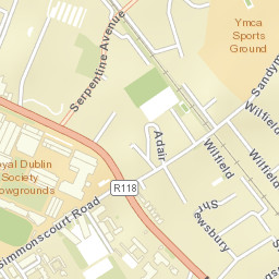 Sandymount Street Map