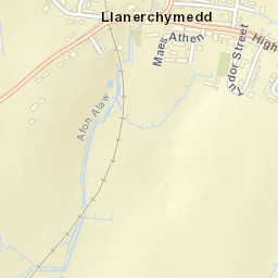 Llanerchymedd Street Map