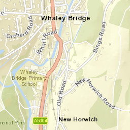 Whaley Bridge Street Map