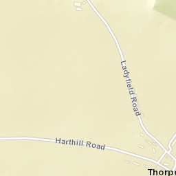 Harthill Road, Worksop, South Yorkshire Street Map