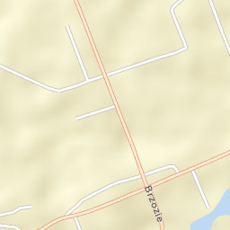 Brzozie Street Map
