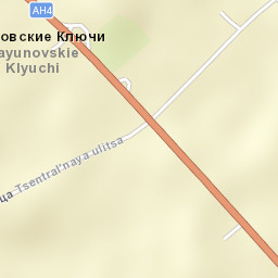 Bayunovskiye Klyuchi Street Map