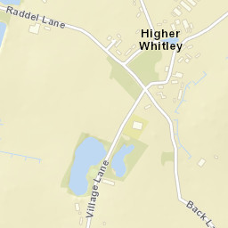 3 Village Lane, Higher Whitley, Warrington Street Map