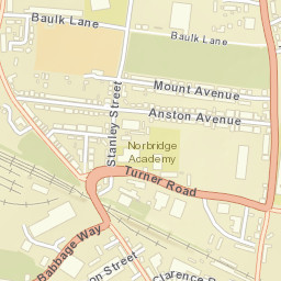 186 Gateford Road, Worksop, Nottinghamshire Street Map