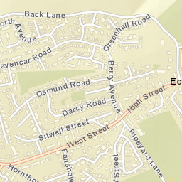 128 Ravencar Road, Eckington, Derbyshire S21, UK Street Map