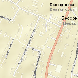 Bessonovka Street Map