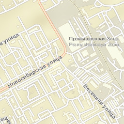 Novosilikatnyy Street Map
