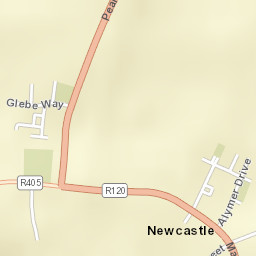 Newcastle Street Map
