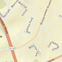 Booterstown Street Map