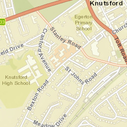 Knutsford Street Map