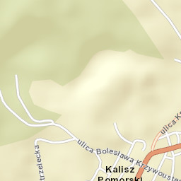 Kalisz Pomorski Street Map