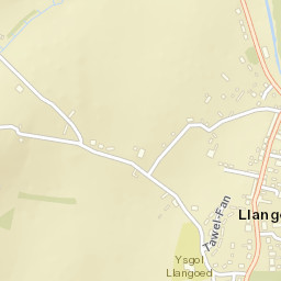 Llangoed Street Map