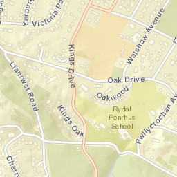 13 Cherry Tree Lane, Colwyn Bay, Conwy Street Map