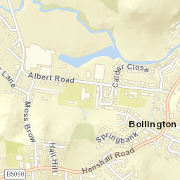 Bollington Street Map