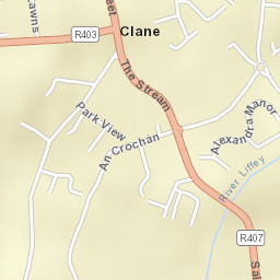 Clane Street Map