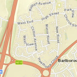 Barlborough Street Map