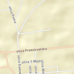 Jedwabne Street Map