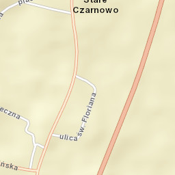 Stare Czarnowo Street Map