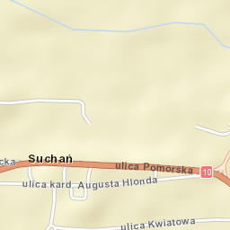 Suchań Street Map
