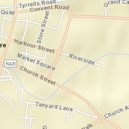 Tullamore Street Map