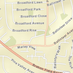 Ballinteer Street Map