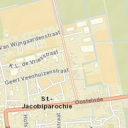 Sint Jacobiparochie Street Map