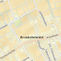 Broeksterwâld Street Map